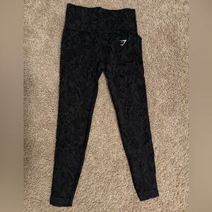 Gymshark Adapt Animal Seamless Leggings - XS - Black